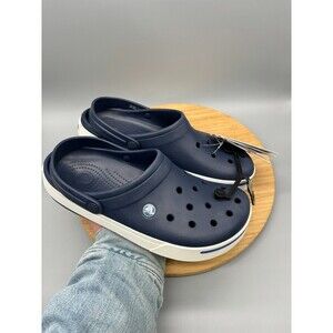 Crocs Shoes Mens 9 Womens 11 Blue Slingback Clogs Casual Comfort Slip On